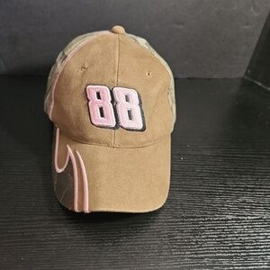 Womens Winners Circle Dale Earnhardt Jr #88 strapback Pink‎ Camo Hat Cap